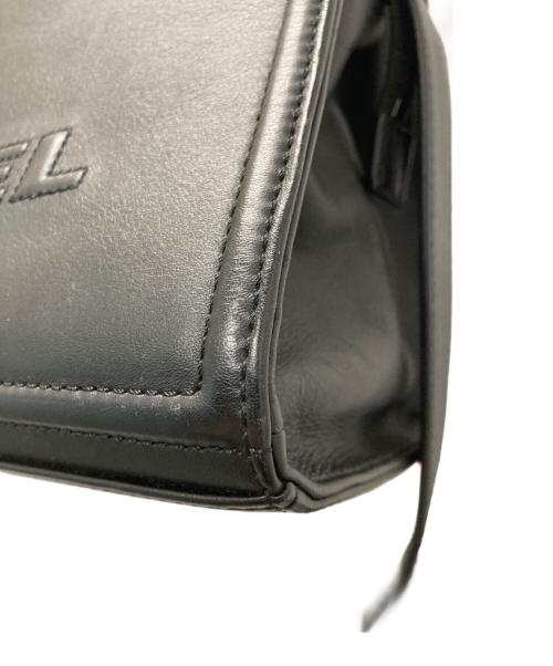DIESEL（ディーゼル）DIESEL (ディーゼル) ロゴ2Wayショルダーバッグ ブラックの古着・服飾アイテム