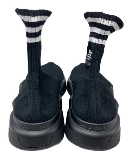 BALENCIAGA（バレンシアガ）BALENCIAGA (バレンシアガ) adidas (アディダス) SPEED TRAINER/スピードトレーナー ソックススニーカー ブラック サイズ:28.5の古着・服飾アイテム