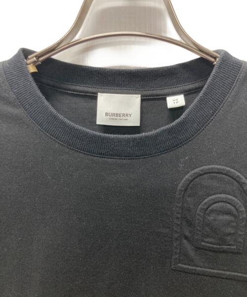 BURBERRY（バーバリー）BURBERRY (バーバリー) エンボスロゴTシャツ ブラック サイズ:XSの古着・服飾アイテム