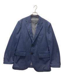 J.PRESS（ジェイプレス）の古着「ハイパワーストレッチリネンルックジャケット」｜ネイビー