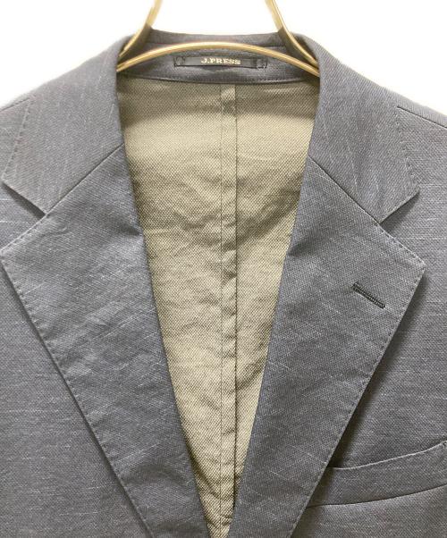J.PRESS（ジェイプレス）J.PRESS (ジェイプレス) ハイパワーストレッチリネンルックジャケット ネイビー サイズ:Mの古着・服飾アイテム
