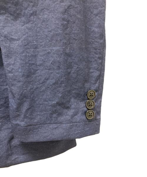 J.PRESS（ジェイプレス）J.PRESS (ジェイプレス) ハイパワーストレッチリネンルックジャケット ネイビー サイズ:Mの古着・服飾アイテム