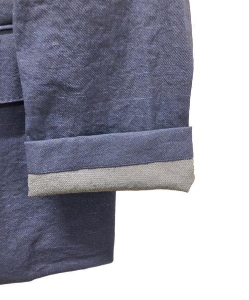 J.PRESS（ジェイプレス）J.PRESS (ジェイプレス) ハイパワーストレッチリネンルックジャケット ネイビー サイズ:Mの古着・服飾アイテム