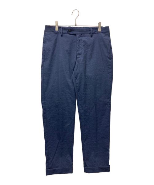 J.PRESS（ジェイプレス）J.PRESS (ジェイプレス) ハイパワーストレッチ リネンルックパンツ ネイビー サイズ:78の古着・服飾アイテム