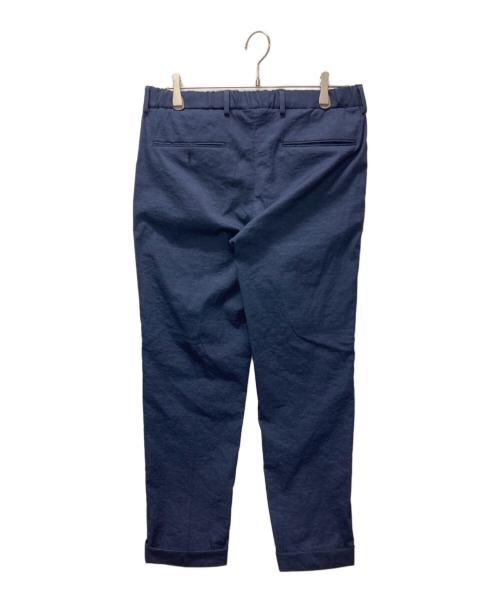 J.PRESS（ジェイプレス）J.PRESS (ジェイプレス) ハイパワーストレッチ リネンルックパンツ ネイビー サイズ:78の古着・服飾アイテム