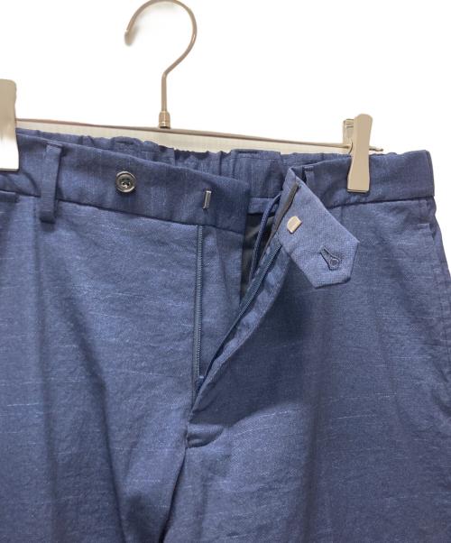 J.PRESS（ジェイプレス）J.PRESS (ジェイプレス) ハイパワーストレッチ リネンルックパンツ ネイビー サイズ:78の古着・服飾アイテム