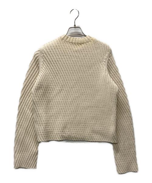 CELINE（セリーヌ）CELINE (セリーヌ) 斜めリブコットンニット アイボリー サイズ:Mの古着・服飾アイテム