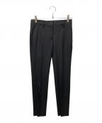 PRADAプラダ）の古着「STRETCH POLYESTER TWILL SLIM SLACKS/ストレッチポリエステルツイルスリムスラックス」｜ブラック