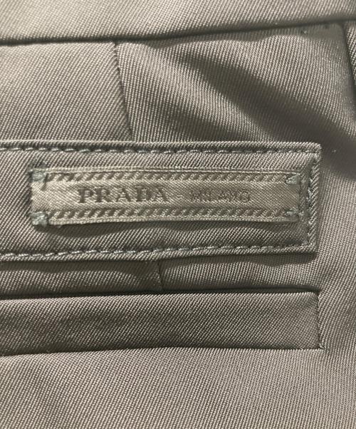 PRADA（プラダ）PRADA (プラダ) STRETCH POLYESTER TWILL SLIM SLACKS/ストレッチポリエステルツイルスリムスラックス ブラック サイズ:36の古着・服飾アイテム