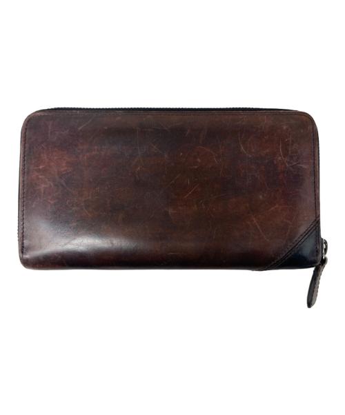 Berluti（ベルルッティ）Berluti (ベルルッティ) イタウバ パッチワークラウンドファスナー長財布 ブラウンの古着・服飾アイテム