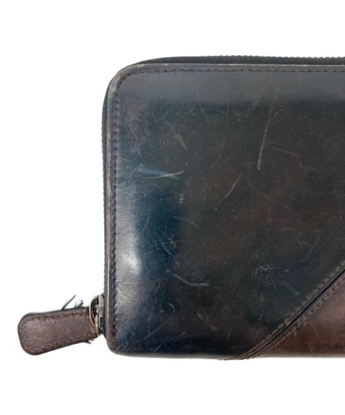 Berluti（ベルルッティ）Berluti (ベルルッティ) イタウバ パッチワークラウンドファスナー長財布 ブラウンの古着・服飾アイテム
