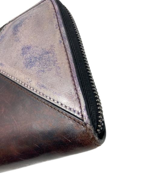 Berluti（ベルルッティ）Berluti (ベルルッティ) イタウバ パッチワークラウンドファスナー長財布 ブラウンの古着・服飾アイテム