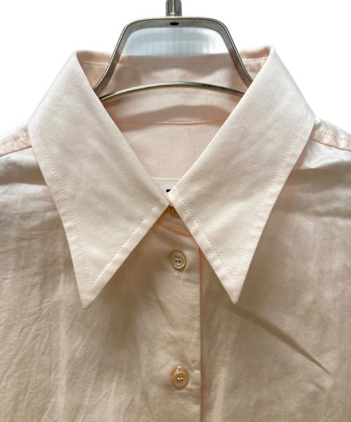 MM6 Maison Margiela（エムエムシックスメゾンマルジェラ）MM6 Maison Margiela (エムエムシックスメゾンマルジェラ) コットンレーヨンシャツ/バックプリントシャツ ピンク サイズ:38の古着・服飾アイテム