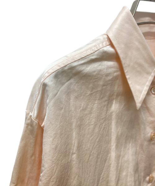 MM6 Maison Margiela（エムエムシックスメゾンマルジェラ）MM6 Maison Margiela (エムエムシックスメゾンマルジェラ) コットンレーヨンシャツ/バックプリントシャツ ピンク サイズ:38の古着・服飾アイテム