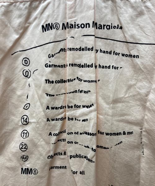 MM6 Maison Margiela（エムエムシックスメゾンマルジェラ）MM6 Maison Margiela (エムエムシックスメゾンマルジェラ) コットンレーヨンシャツ/バックプリントシャツ ピンク サイズ:38の古着・服飾アイテム