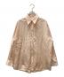 MM6 Maison Margiela（エムエムシックスメゾンマルジェラ）の古着「コットンレーヨンシャツ/バックプリントシャツ」｜ピンク