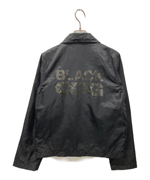 BLACK COMME des GARCONS（ブラックコムデギャルソン）BLACK COMME des GARCONS (ブラックコムデギャルソン) 丸襟ナイロンジャケット ブラック サイズ:XSの古着・服飾アイテム