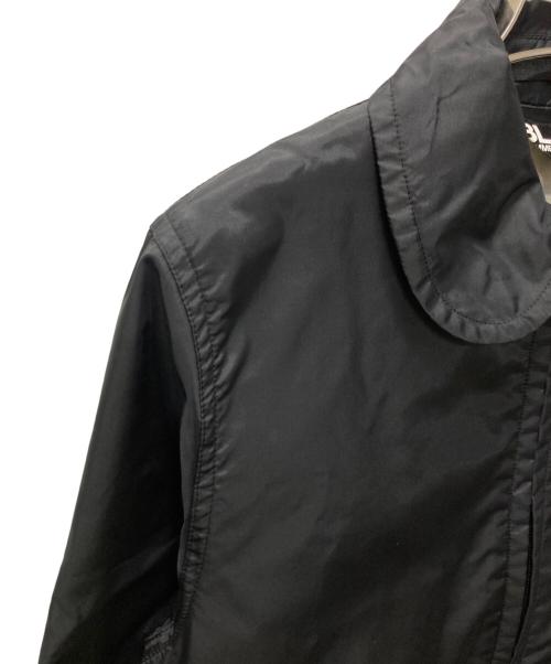 BLACK COMME des GARCONS（ブラックコムデギャルソン）BLACK COMME des GARCONS (ブラックコムデギャルソン) 丸襟ナイロンジャケット ブラック サイズ:XSの古着・服飾アイテム