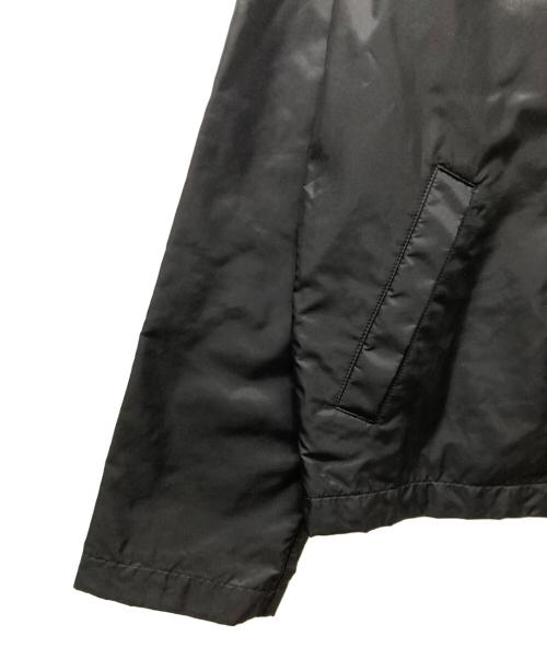 BLACK COMME des GARCONS（ブラックコムデギャルソン）BLACK COMME des GARCONS (ブラックコムデギャルソン) 丸襟ナイロンジャケット ブラック サイズ:XSの古着・服飾アイテム