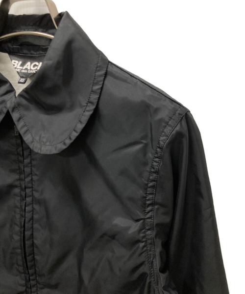 BLACK COMME des GARCONS（ブラックコムデギャルソン）BLACK COMME des GARCONS (ブラックコムデギャルソン) 丸襟ナイロンジャケット ブラック サイズ:XSの古着・服飾アイテム