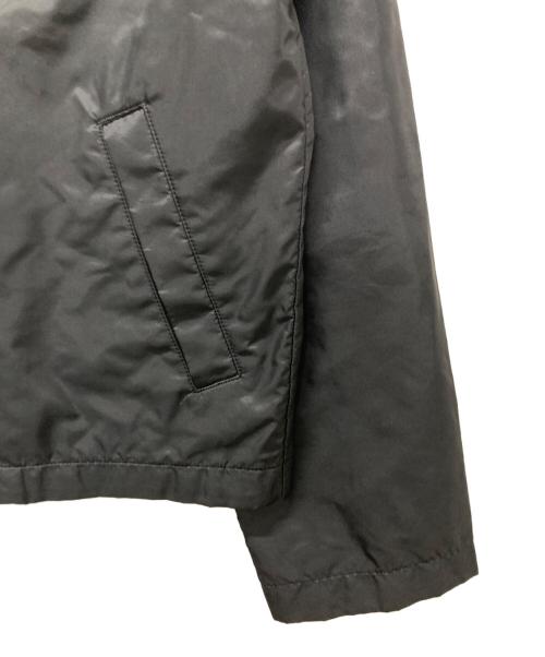 BLACK COMME des GARCONS（ブラックコムデギャルソン）BLACK COMME des GARCONS (ブラックコムデギャルソン) 丸襟ナイロンジャケット ブラック サイズ:XSの古着・服飾アイテム