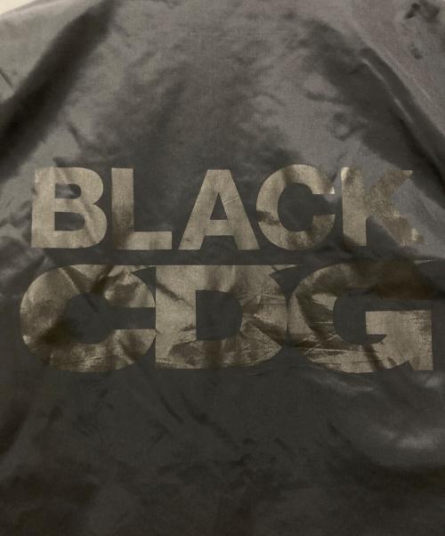 BLACK COMME des GARCONS（ブラックコムデギャルソン）BLACK COMME des GARCONS (ブラックコムデギャルソン) 丸襟ナイロンジャケット ブラック サイズ:XSの古着・服飾アイテム