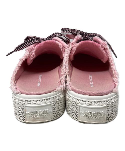 MARC JACOBS（マークジェイコブス）MARC JACOBS (マークジェイコブス) The Sneaker/キャンバスミュールスニーカー ピンク サイズ:36の古着・服飾アイテム