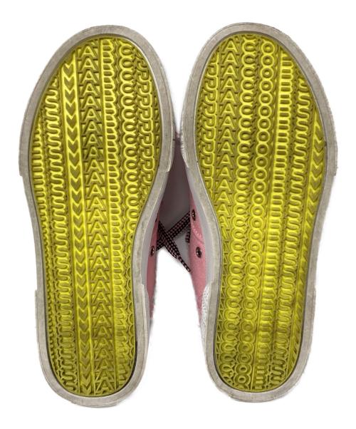 MARC JACOBS（マークジェイコブス）MARC JACOBS (マークジェイコブス) The Sneaker/キャンバスミュールスニーカー ピンク サイズ:36の古着・服飾アイテム