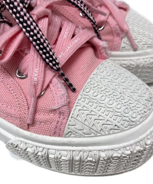 MARC JACOBS（マークジェイコブス）MARC JACOBS (マークジェイコブス) The Sneaker/キャンバスミュールスニーカー ピンク サイズ:36の古着・服飾アイテム