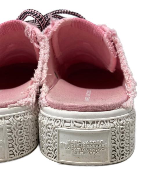 MARC JACOBS（マークジェイコブス）MARC JACOBS (マークジェイコブス) The Sneaker/キャンバスミュールスニーカー ピンク サイズ:36の古着・服飾アイテム