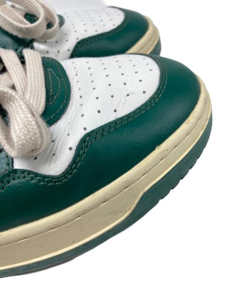 AUTRY（オートリ―）AUTRY (オートリ―) ハイカットスニーカー グリーン×ホワイト サイズ:44の古着・服飾アイテム