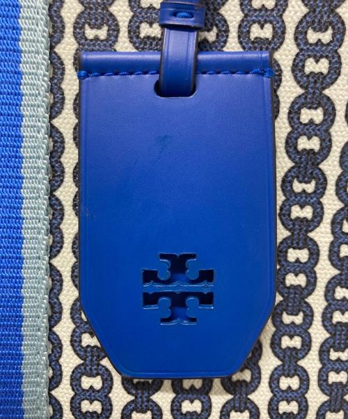 TORY BURCH（トリーバーチ）TORY BURCH (トリーバーチ) ジェミニリンク2WAYトートバッグ ブルーの古着・服飾アイテム