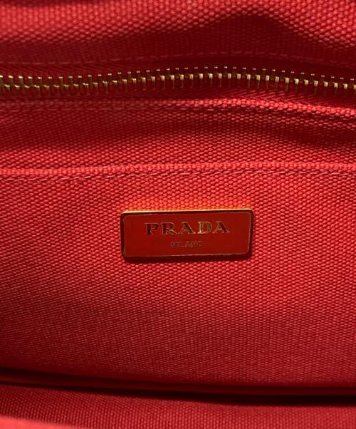 PRADA（プラダ）PRADA (プラダ) カナパ 2WAYハンドバッグ ROSSOの古着・服飾アイテム