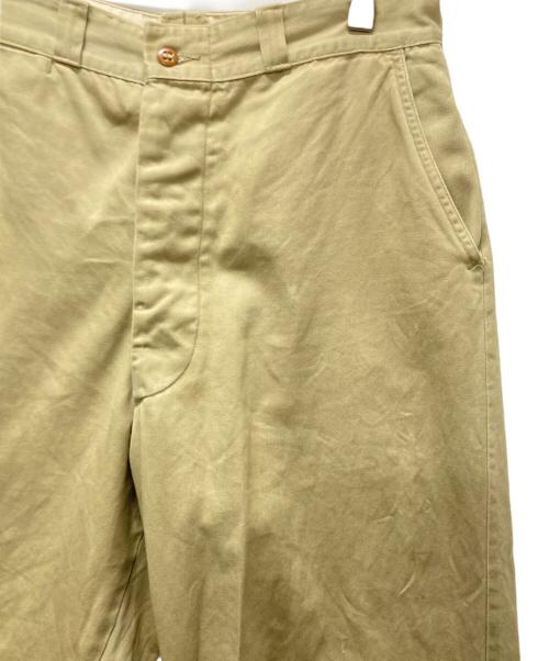 US ARMY（ユーエスアーミー）US ARMY (ユーエスアーミー) 50s M-45 CHINO TROUSERS ベージュ サイズ:W33の古着・服飾アイテム
