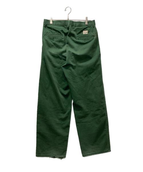 POLO RALPH LAUREN（ポロ・ラルフローレン）POLO RALPH LAUREN (ポロ・ラルフローレン) 2タックパンツ グリーン サイズ:表記サイズなしの古着・服飾アイテム