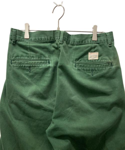 POLO RALPH LAUREN（ポロ・ラルフローレン）POLO RALPH LAUREN (ポロ・ラルフローレン) 2タックパンツ グリーン サイズ:表記サイズなしの古着・服飾アイテム