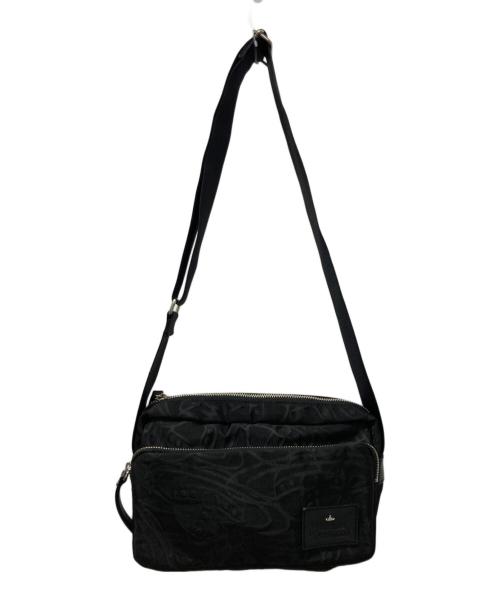 Vivienne Westwood（ヴィヴィアンウエストウッド）Vivienne Westwood (ヴィヴィアンウエストウッド) オーブ柄ショルダーバッグ ブラックの古着・服飾アイテム