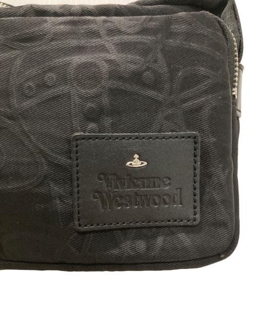 Vivienne Westwood（ヴィヴィアンウエストウッド）Vivienne Westwood (ヴィヴィアンウエストウッド) オーブ柄ショルダーバッグ ブラックの古着・服飾アイテム