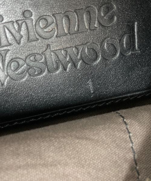 Vivienne Westwood（ヴィヴィアンウエストウッド）Vivienne Westwood (ヴィヴィアンウエストウッド) オーブ柄ショルダーバッグ ブラックの古着・服飾アイテム
