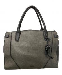 TUMI（トゥミ）の古着「STANTON Kiran Tote/トートバッグ」｜グレー×ブラック