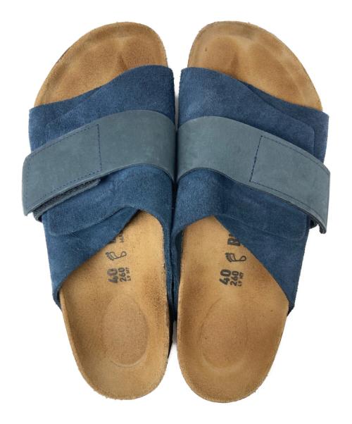 BIRKENSTOCK（ビルケンシュトック）BIRKENSTOCK (ビルケンシュトック) Kyoto サンダル ネイビー サイズ:40の古着・服飾アイテム