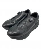 Commoditiesコモディティーズ）の古着「LEATHER SNEAKERS/ローカットレザースニーカー」｜ブラック
