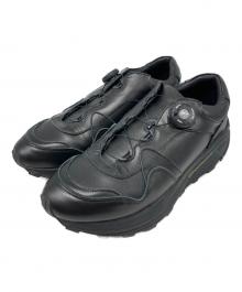 Commodities（コモディティーズ）の古着「LEATHER SNEAKERS/ローカットレザースニーカー」｜ブラック