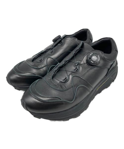 Commodities（コモディティーズ）Commodities (コモディティーズ) LEATHER SNEAKERS/ローカットレザースニーカー ブラック サイズ:42の古着・服飾アイテム