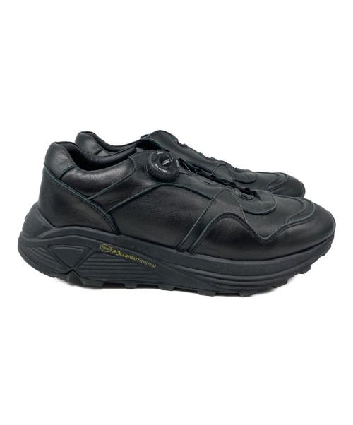 Commodities（コモディティーズ）Commodities (コモディティーズ) LEATHER SNEAKERS/ローカットレザースニーカー ブラック サイズ:42の古着・服飾アイテム