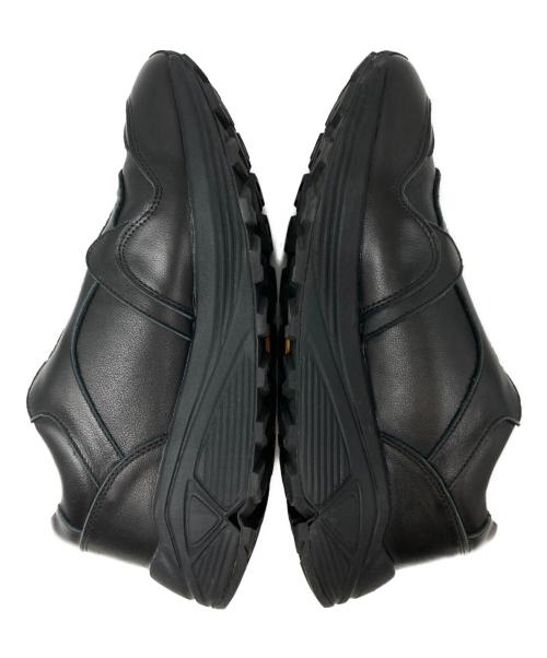 Commodities（コモディティーズ）Commodities (コモディティーズ) LEATHER SNEAKERS/ローカットレザースニーカー ブラック サイズ:42の古着・服飾アイテム