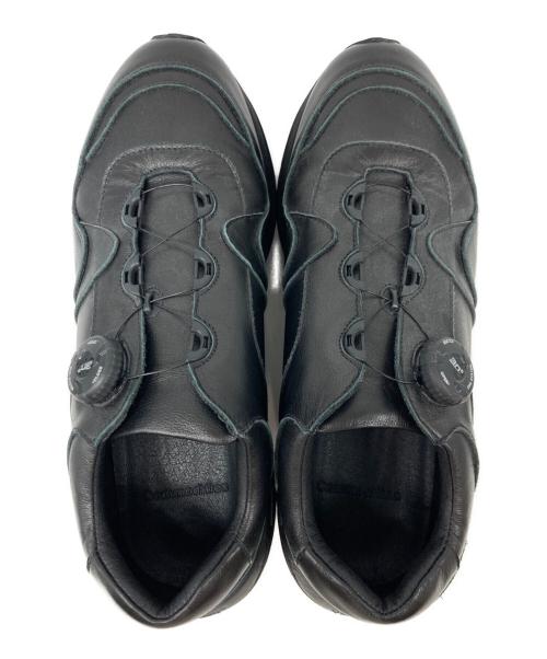 Commodities（コモディティーズ）Commodities (コモディティーズ) LEATHER SNEAKERS/ローカットレザースニーカー ブラック サイズ:42の古着・服飾アイテム