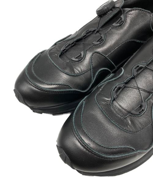 Commodities（コモディティーズ）Commodities (コモディティーズ) LEATHER SNEAKERS/ローカットレザースニーカー ブラック サイズ:42の古着・服飾アイテム