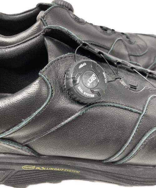 Commodities（コモディティーズ）Commodities (コモディティーズ) LEATHER SNEAKERS/ローカットレザースニーカー ブラック サイズ:42の古着・服飾アイテム