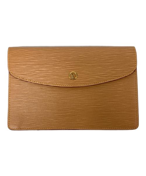 LOUIS VUITTON（ルイ ヴィトン）LOUIS VUITTON (ルイ ヴィトン) エピ モンテーニュ23 クラッチバッグ ベージュの古着・服飾アイテム